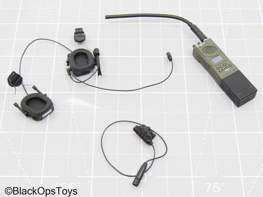 OD Green Radio w/Black Headset