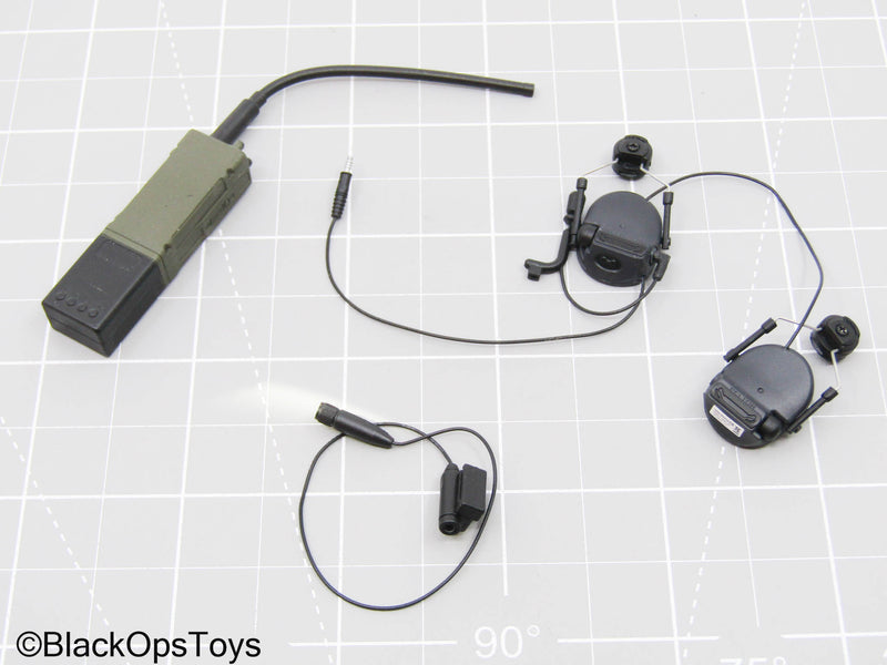 Load image into Gallery viewer, OD Green Radio w/Black Headset
