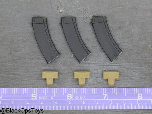 FSB Alpha Team Leader R - Black Magazines w/Magpul Set (x3)