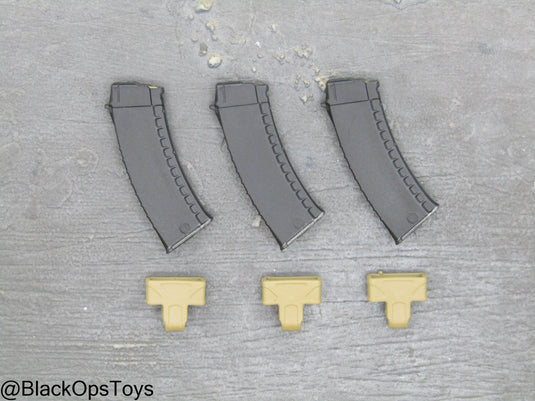 FSB Alpha Team Leader R - Black Magazines w/Magpul Set (x3)