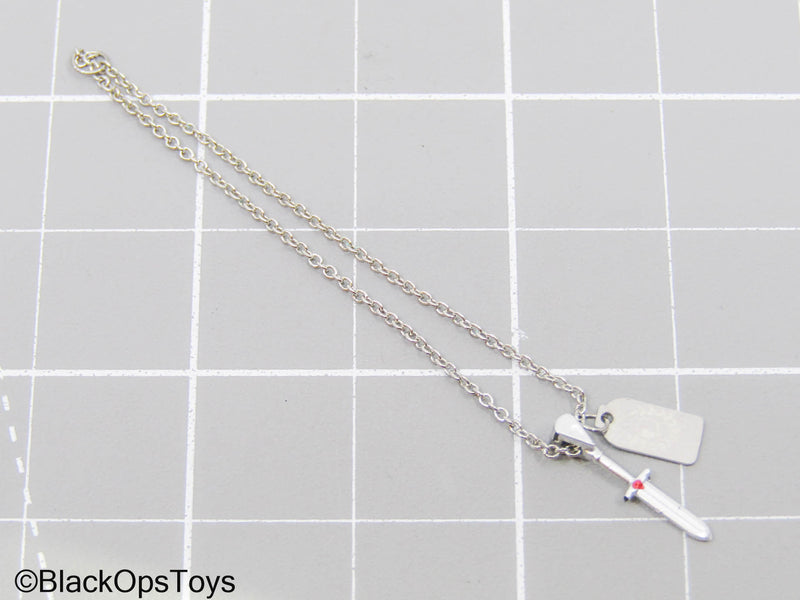 Load image into Gallery viewer, Silver Pendant Necklace
