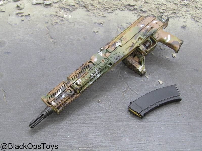 Load image into Gallery viewer, FSB Alpha Team Leader R - Camo AK105 Assault Rifle
