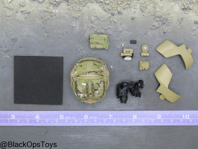 Load image into Gallery viewer, FSB Alpha Team Leader R - Multicam Helmet w/NVG Set
