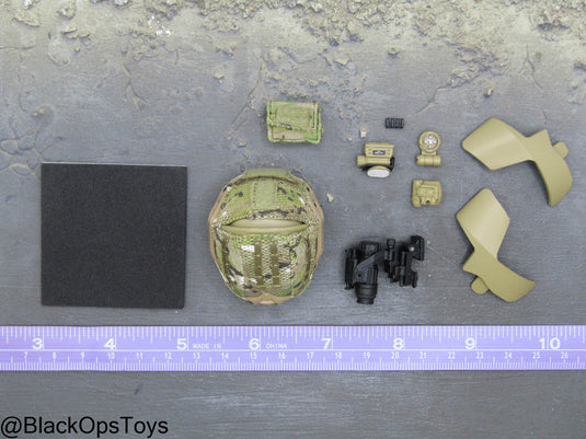 FSB Alpha Team Leader R - Multicam Helmet w/NVG Set