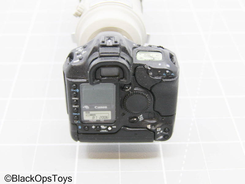 Load image into Gallery viewer, Black Camera w/Grey Super-Telephoto Lens
