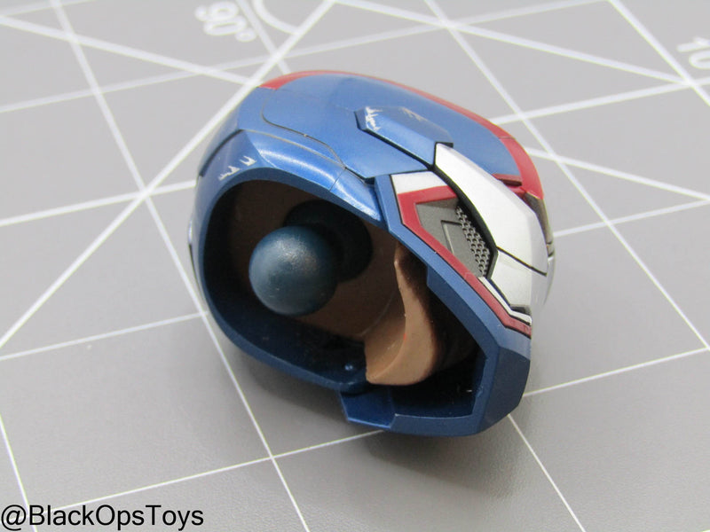 Load image into Gallery viewer, Iron Man 3 - Light Up Iron Patriot Helmeted Headsculpt (READ DESC)
