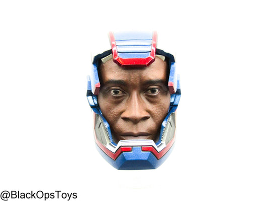 Iron Man 3 - Light Up Iron Patriot Helmeted Headsculpt (READ DESC)
