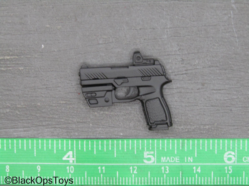 Load image into Gallery viewer, Black Widow - Natasha Romanov - Black Pistol w/Tac Light &amp; Red Dot Sight
