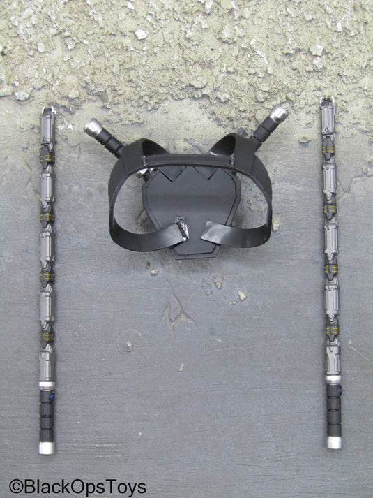 Black Widow - Natasha Romanov - Black Baton Holster w/Batons & Holsters