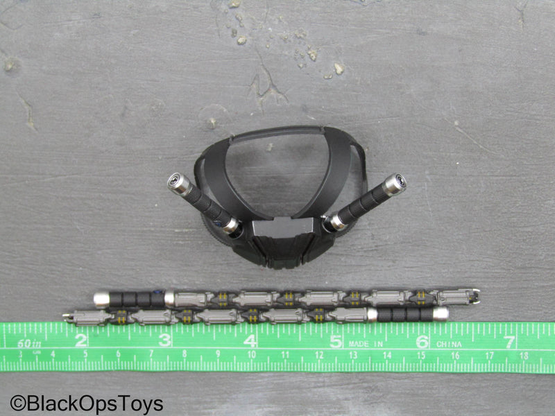 Load image into Gallery viewer, Black Widow - Natasha Romanov - Black Baton Holster w/Batons &amp; Holsters
