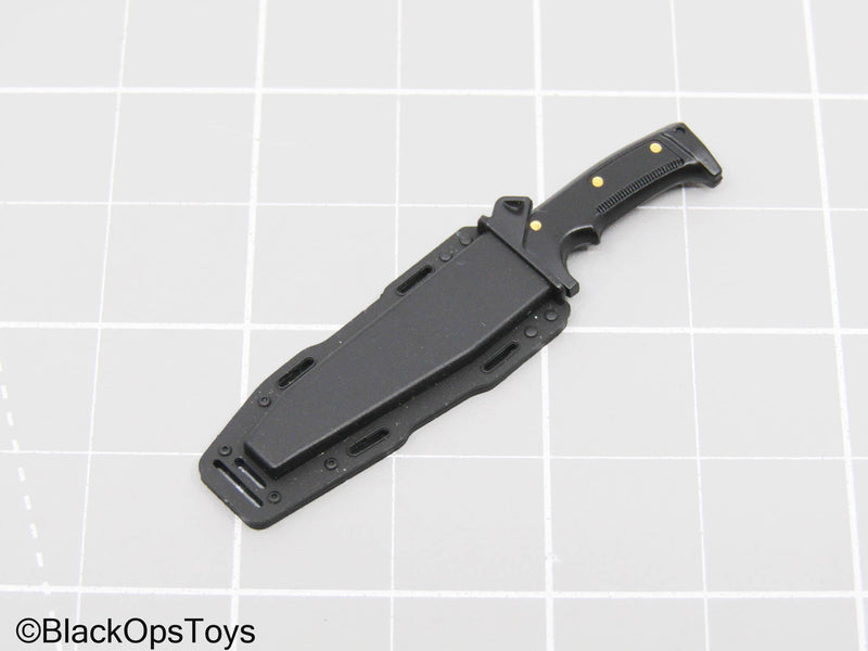 Load image into Gallery viewer, Black Knife w/Sheath
