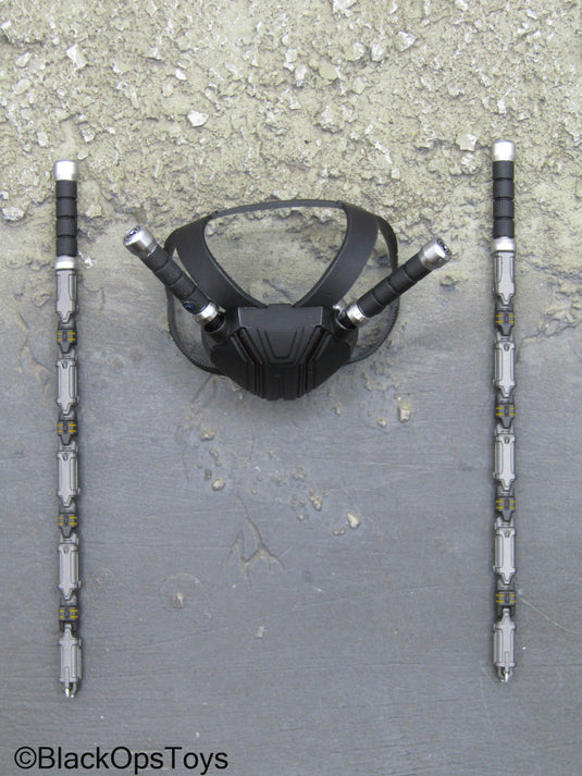 Black Widow - Natasha Romanov - Black Baton Holster w/Batons & Holsters