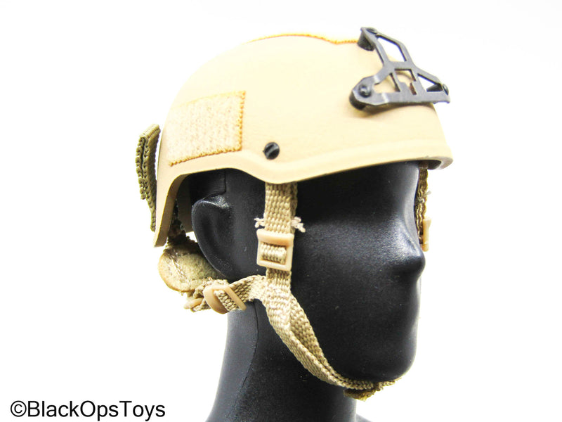 Load image into Gallery viewer, Tan Tactical Helmet
