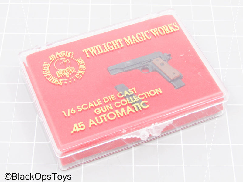 Load image into Gallery viewer, Twilight Magic Works - Black .45 Automatic Pistol w/Mag &amp; Case
