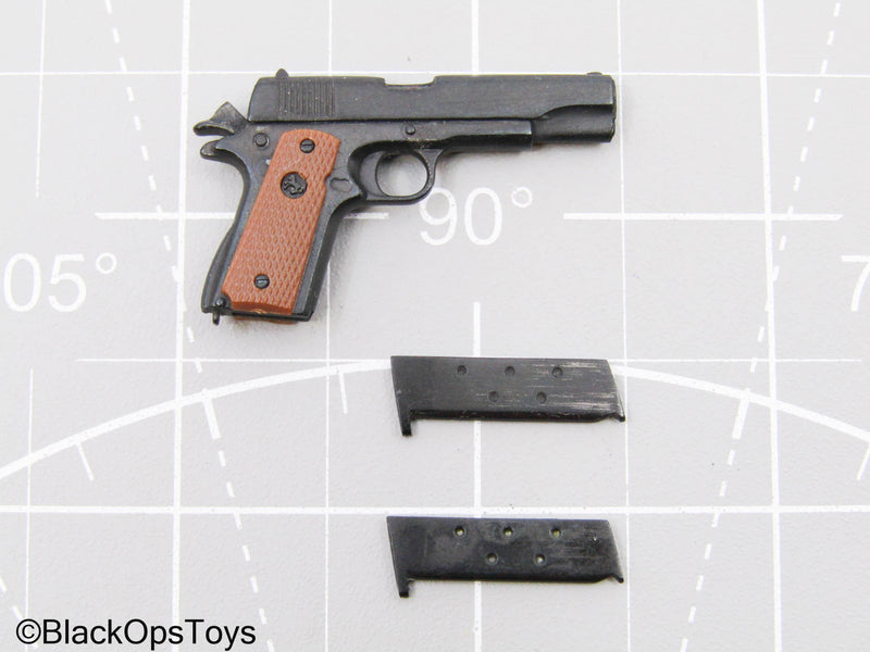 Load image into Gallery viewer, Twilight Magic Works - Black .45 Automatic Pistol w/Mag &amp; Case
