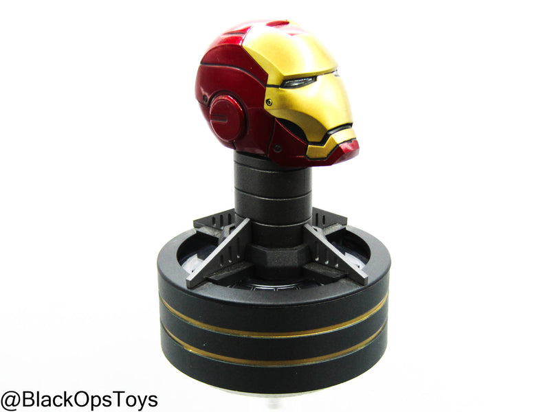 Load image into Gallery viewer, Iron Man - Helmeted Headsculpt w/Light Up Stand
