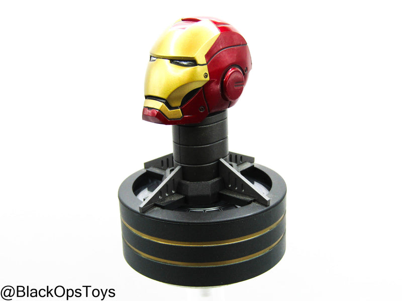 Load image into Gallery viewer, Iron Man - Helmeted Headsculpt w/Light Up Stand
