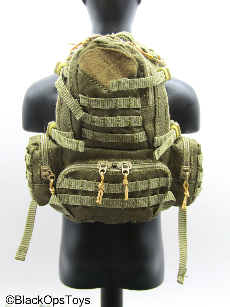 Load image into Gallery viewer, French Commandement - Tan MOLLE Backpack
