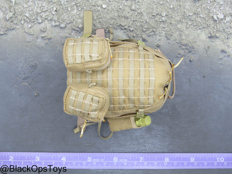 Load image into Gallery viewer, Coyote Tan MOLLE Backpack w/Pouch &amp; Canteen Set
