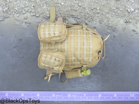 Coyote Tan MOLLE Backpack w/Pouch & Canteen Set