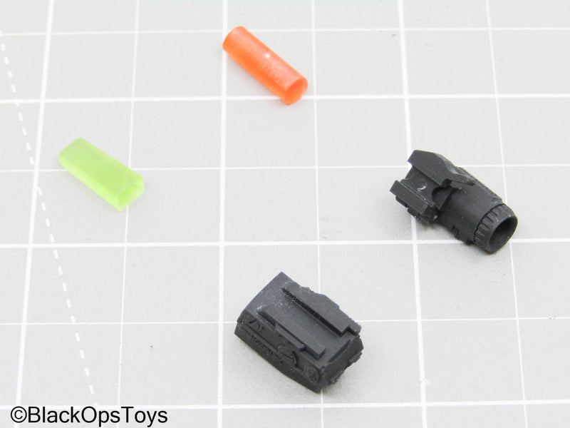 Load image into Gallery viewer, Custom 3D Red Dot Scope &amp; Magnifier w/Yellow &amp; Orange Lens

