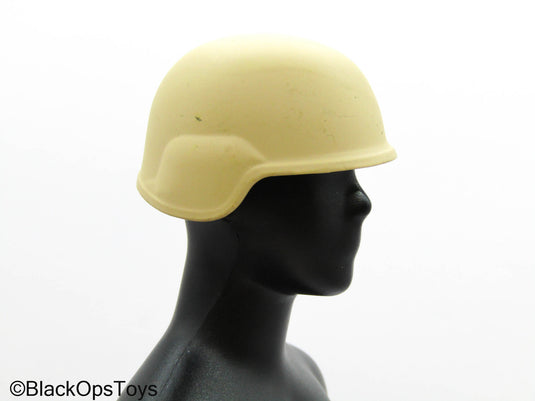 British - Tan Metal Helmet