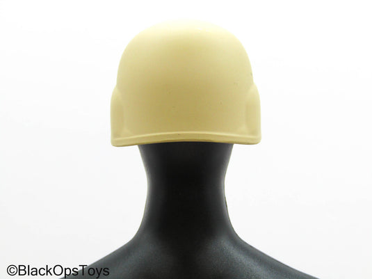 British - Tan Metal Helmet