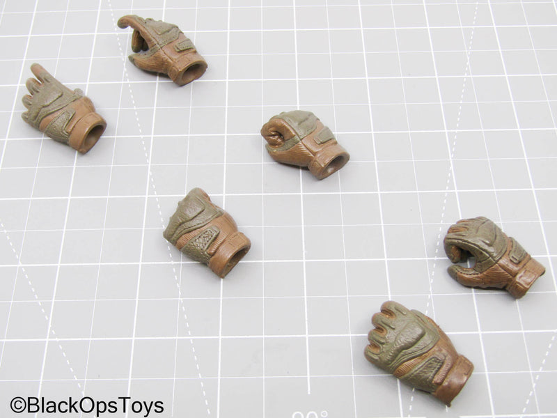 Load image into Gallery viewer, GI JOE - Ranger Stalker - Tan Gloved Hand Set (x6)
