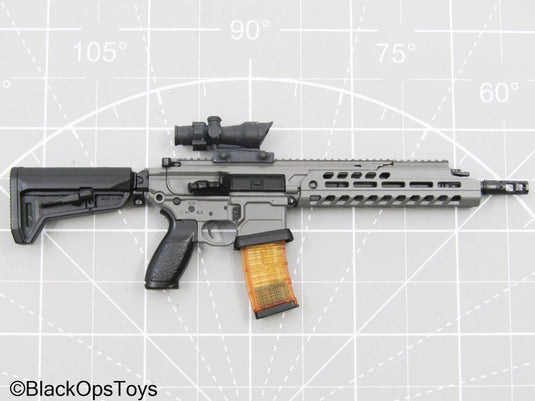 Custom 3D ACOG Rifle Scope w/Blue Lens
