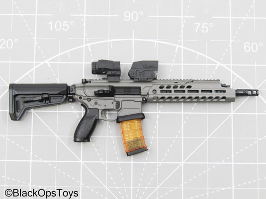 Custom 3D Red Dot Scope & Huey Magnifier w/Blue & Red Lens