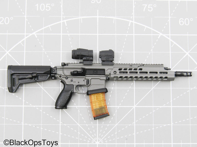 Load image into Gallery viewer, Custom 3D Red Dot w/Magnifier, Riser Mount, Red &amp; Blue Lens
