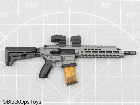 Custom 3D Red Dot w/Magnifier, Riser Mount, Red & Blue Lens