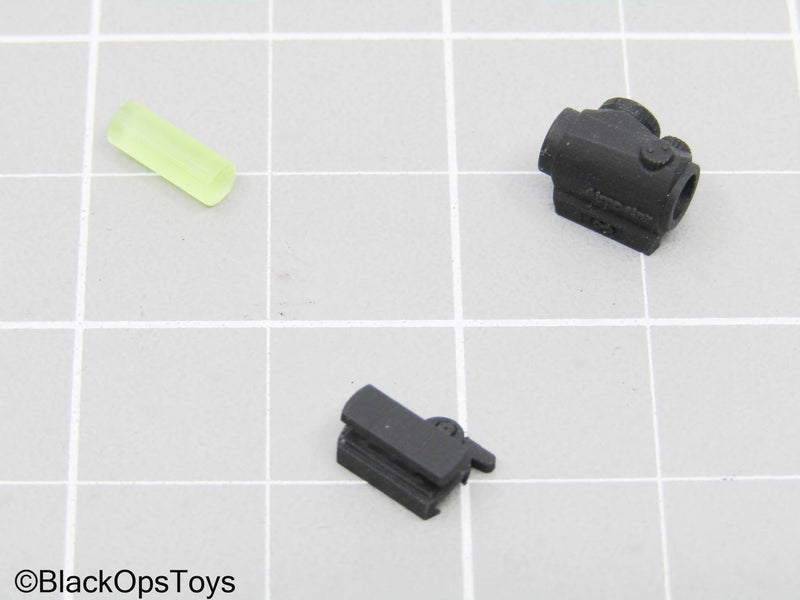 Load image into Gallery viewer, Custom 3D Red Dot Scope &amp; Riser Mount w/Yellow Lens
