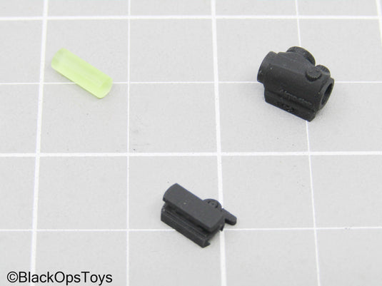 Custom 3D Red Dot Scope & Riser Mount w/Yellow Lens