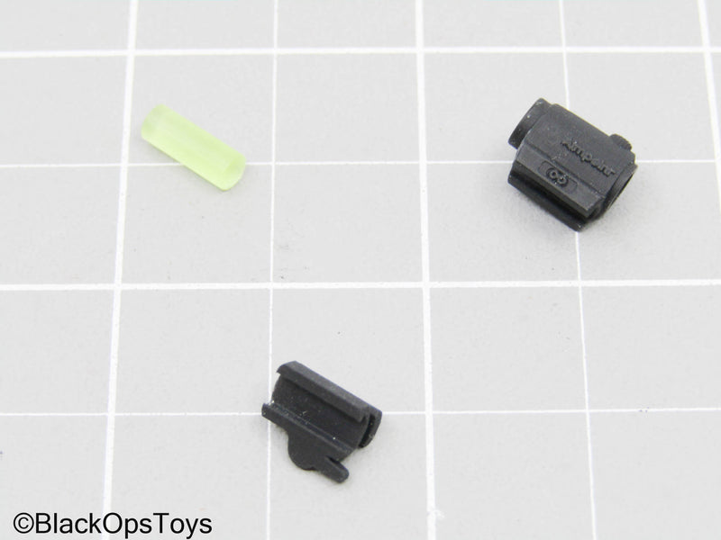 Load image into Gallery viewer, Custom 3D Red Dot Scope &amp; Riser Mount w/Yellow Lens
