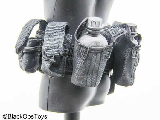 GI JOE - Ranger Stalker - Black Y-Harness LCE w/Pouch Set