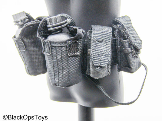 GI JOE - Ranger Stalker - Black Y-Harness LCE w/Pouch Set