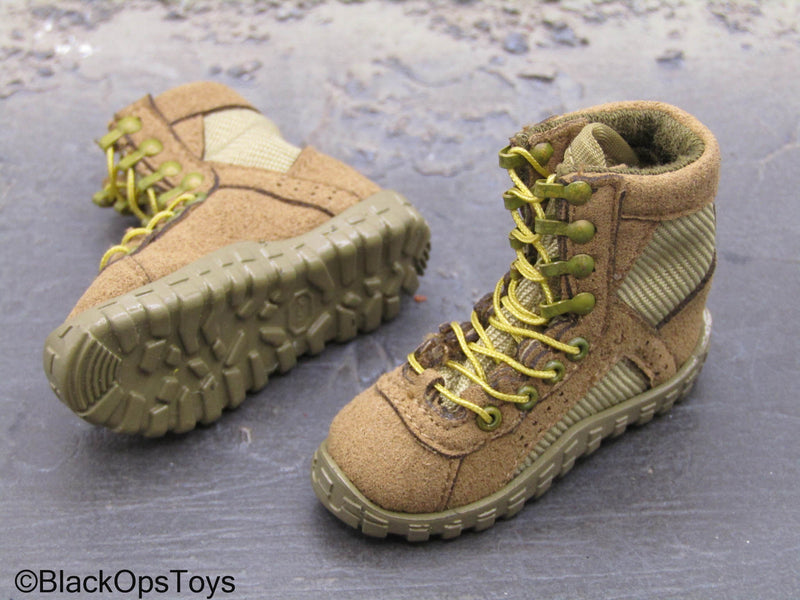 Load image into Gallery viewer, 101st Airborne Div. - Tan Combat Boots (Foot Type)
