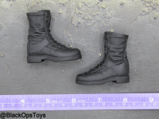 Navy Seal - Rudy Boesch - Black Combat Boots (Foot Type)