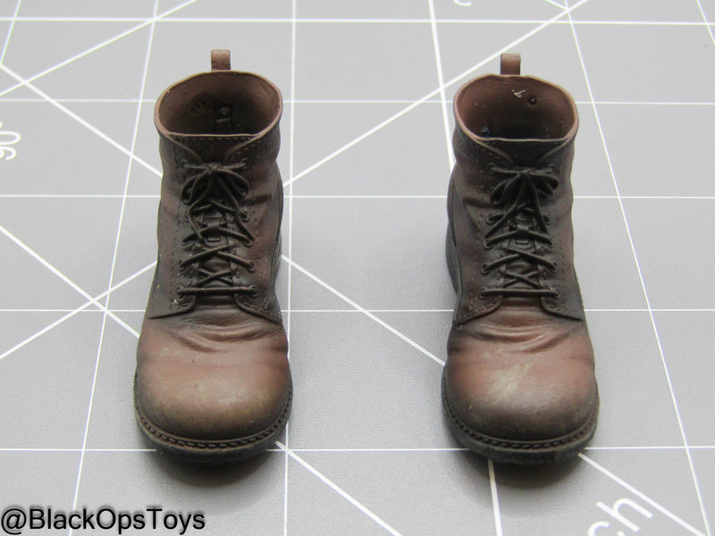Load image into Gallery viewer, Downtown Union - Smuggler - Brown Work Boots (Peg Type)
