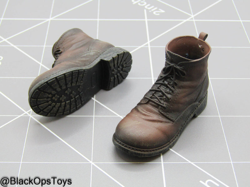Load image into Gallery viewer, Downtown Union - Smuggler - Brown Work Boots (Peg Type)
