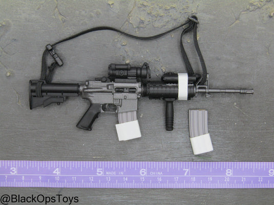 M4 Carbine w/Scope, PEQ, & Foregrip