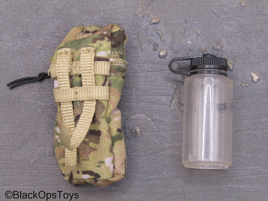 101st Airborne Div. - Water Bottle w/MOLLE OCP Multicam Pouch