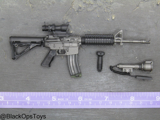 M4 Carbine w/Scope, Tactical Light, & Foregrip