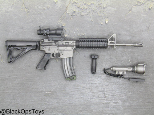 M4 Carbine w/Scope, Tactical Light, & Foregrip