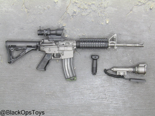 M4 Carbine w/Scope, Tactical Light, & Foregrip
