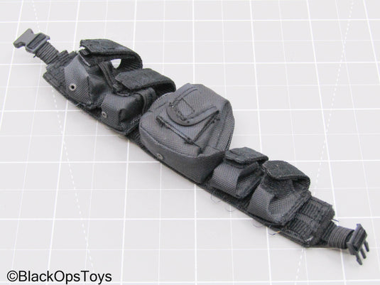 GI JOE - General Hawk - Black Padded Belt w/Pouch Set