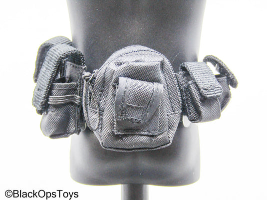 GI JOE - General Hawk - Black Padded Belt w/Pouch Set