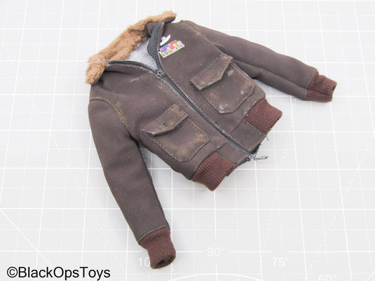 GI JOE - General Hawk - Brown Winter Coat w/Medals