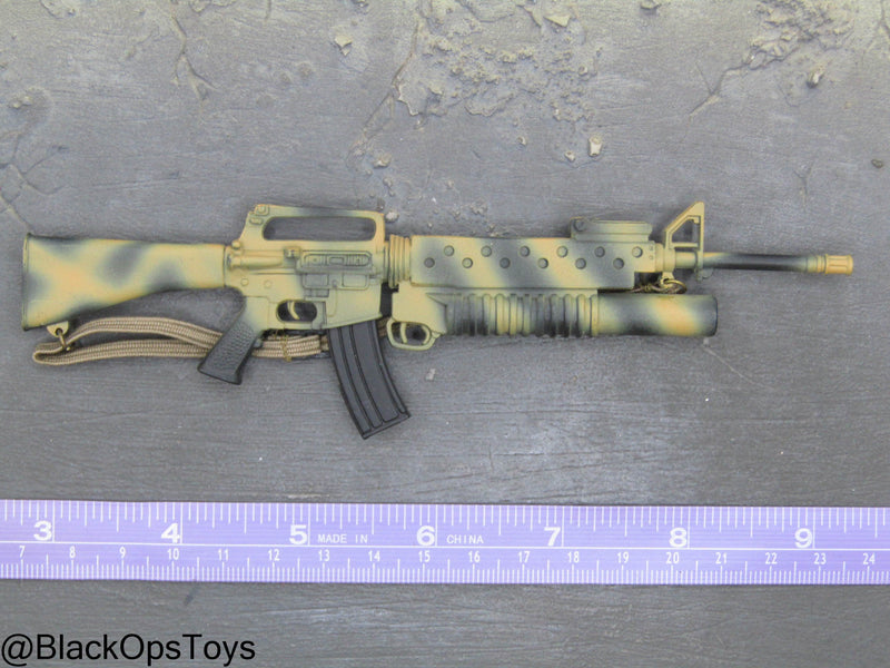 Load image into Gallery viewer, Camo M16 Assault Rifle w/M203 Grenade Launcher
